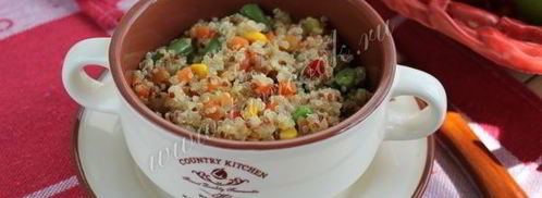 каша из киноа с овощами. Шаг 10