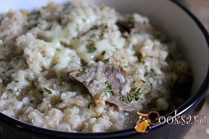 Рецепт каша из многозерновых хлопьев с говядиной и сыром