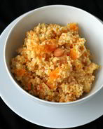 Каша пшенная с курагой и тыквой