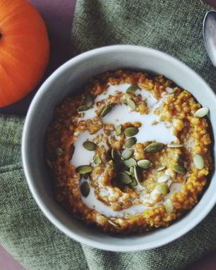 Каша пшенная с тыквой