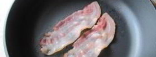 каша злаковая с яйцом и беконом. Шаг 4