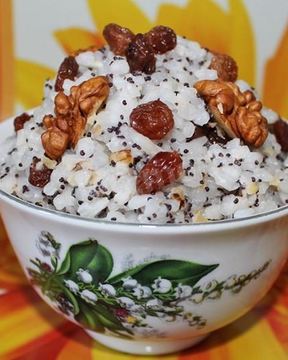 Кутья из риса на воде