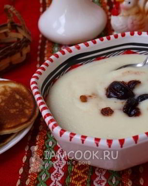 Манная каша на молоке