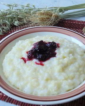 Молочная каша из риса и пшена