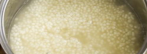 молочная каша из саго. Шаг 5