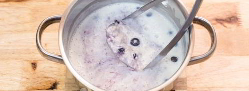 овсяная каша с черникой. Шаг 11