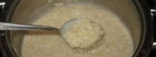 овсяная каша на молоке. Шаг 2