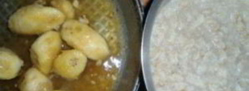 овсяная каша с бананом. Шаг 3