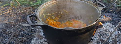 полевая каша на костре. Шаг 6