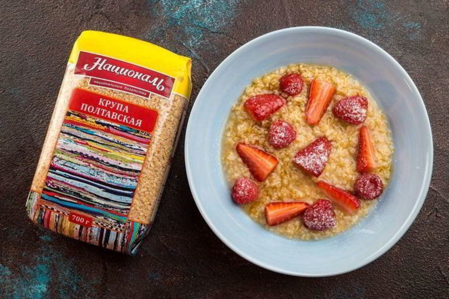 Рецепт пшеничная каша с ягодами