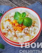 Рисовая каша на молоке