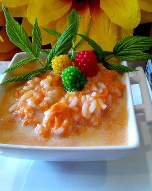 Рисовая каша с тыквой в мультиварке