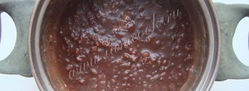 шоколадная рисовая каша. Шаг 9