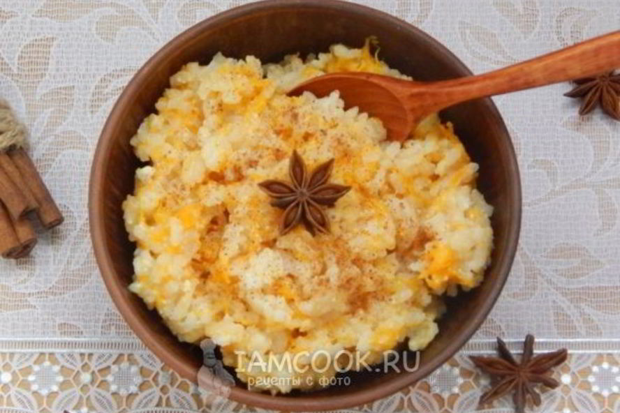 Рецепт тыквенная каша на молоке