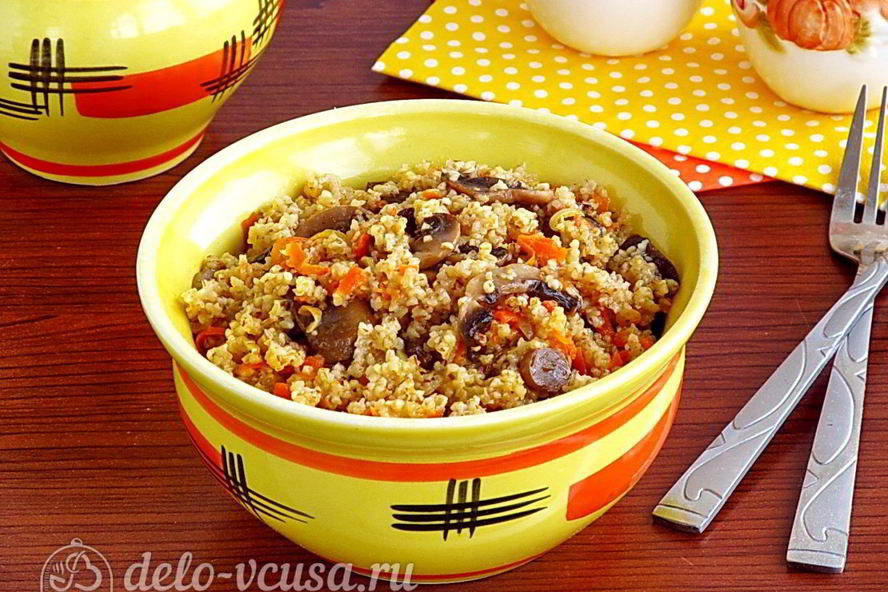 Рецепт ячневая каша с грибами в пароварке