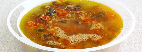 ячневая каша с грибами в пароварке. Шаг 11