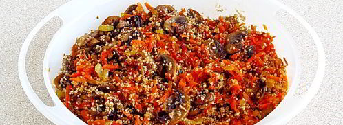 ячневая каша с грибами в пароварке. Шаг 10