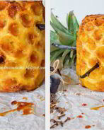 Ананас, запеченный в карамельном сиропе