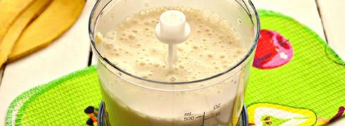банановый коктейль. Шаг 3