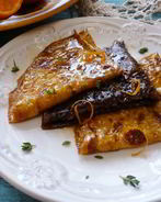 Блинчики с цитрусовым сиропом