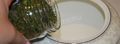 чай из листьев малины. Шаг 2