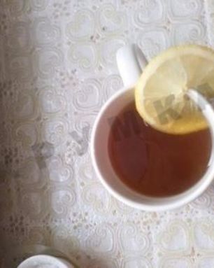 Чай с имбирем, лимоном и яблоками