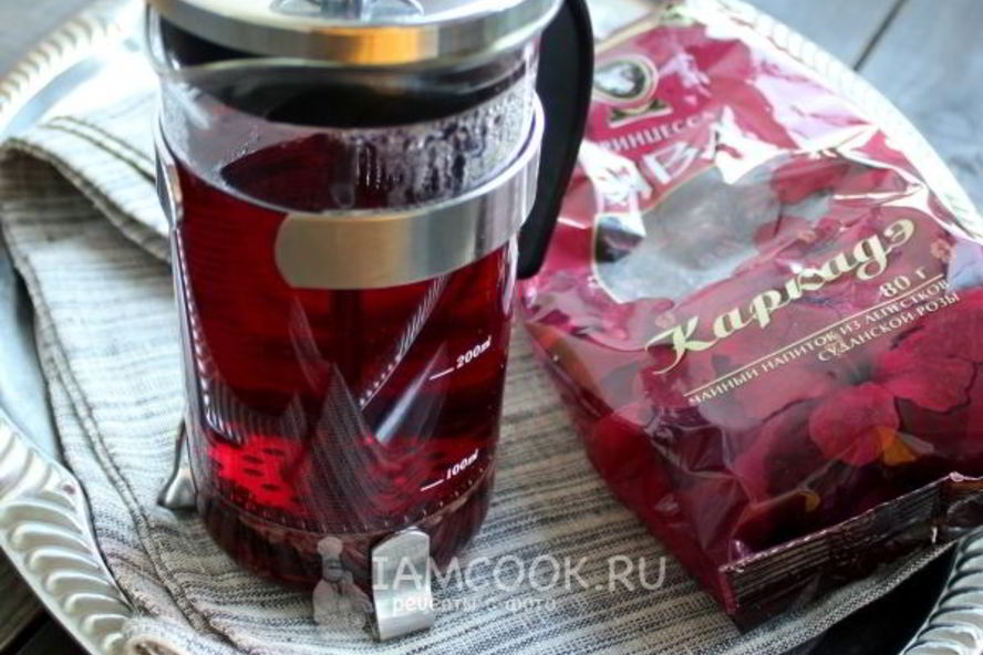 Рецепт чай с каркаде и лавандой