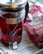 Чай с каркаде и лавандой