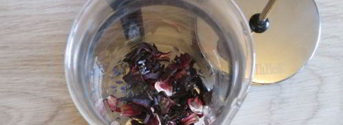 чай с каркаде и лавандой. Шаг 4