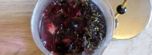 чай с каркаде и лавандой. Шаг 5