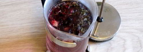 чай с каркаде и лавандой. Шаг 6