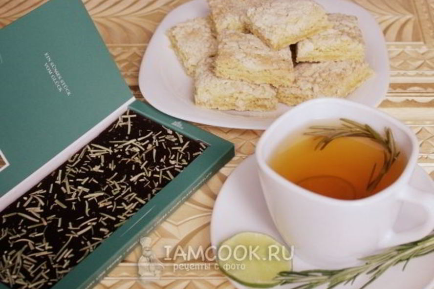 Рецепт чай с лимоном, имбирем и розмарином