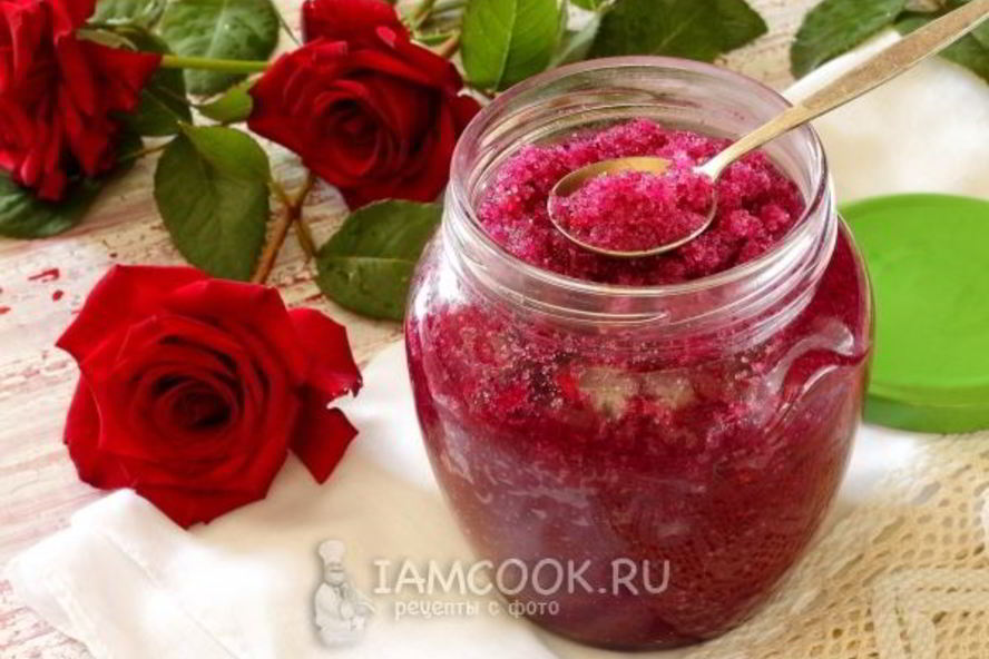 Рецепт чайная роза перетертая с сахаром