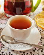 Черный чай с имбирем