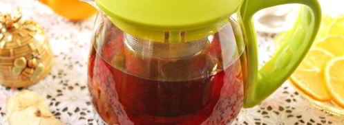 черный чай с имбирем. Шаг 8