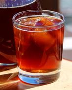 Холодный чай с лимоном