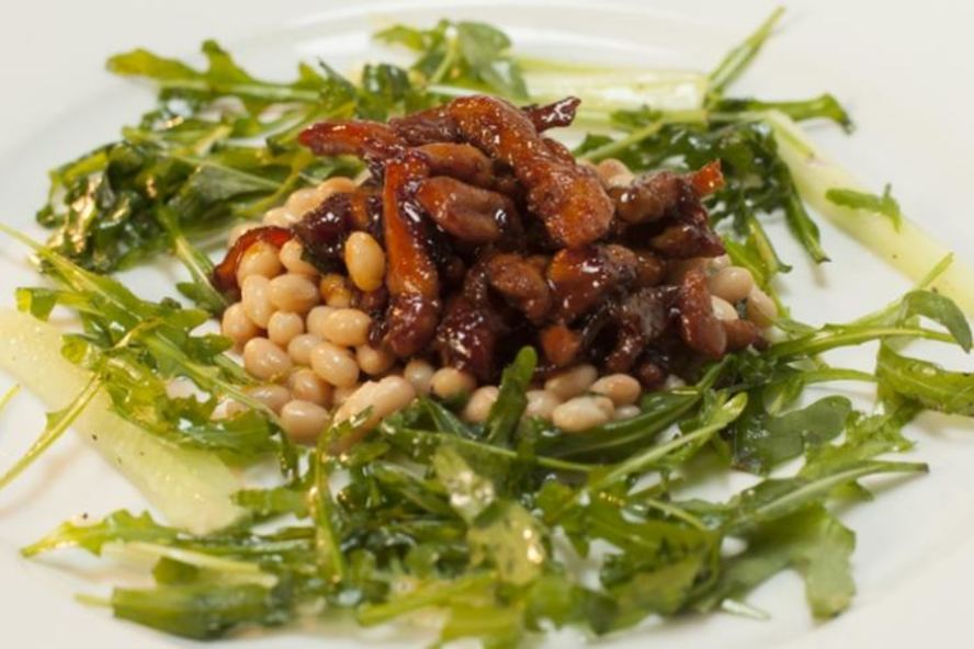 Рецепт курица в чайно-соевом соусе с белой фасолью