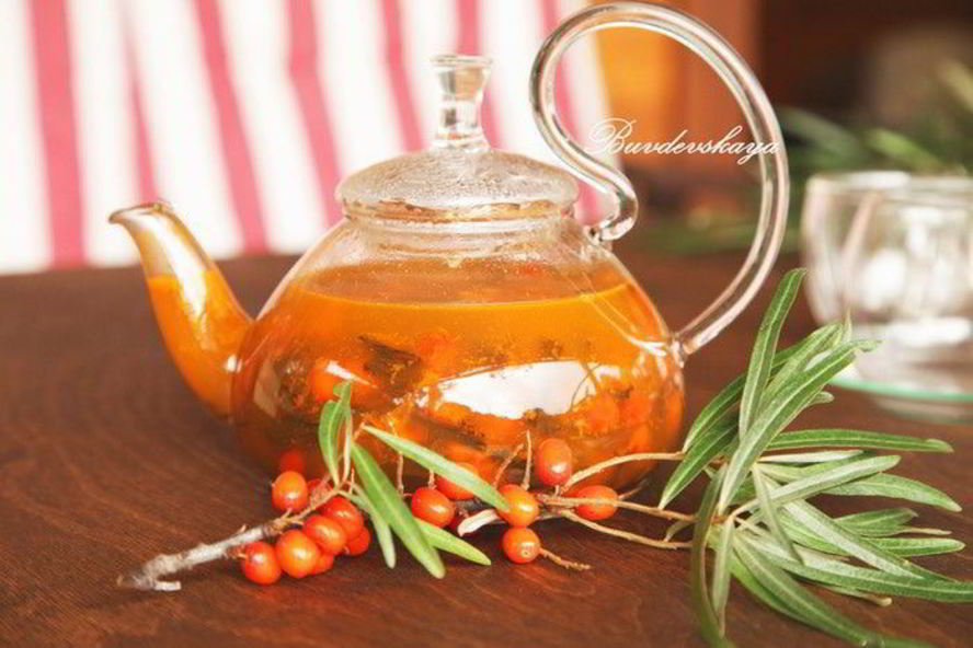 Рецепт облепиховый чай с медом