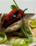 Рыба Святого Петра с чайным соусом бергамот