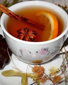 Травяной чай Здоровье с имбирем и корицей