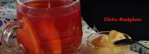 вишневый чай с изюмом и апельсином. Шаг 4