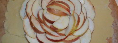 яблочная галета чайная роза. Шаг 9