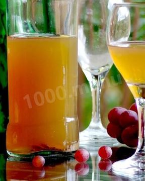 Домашнее белое вино из винограда