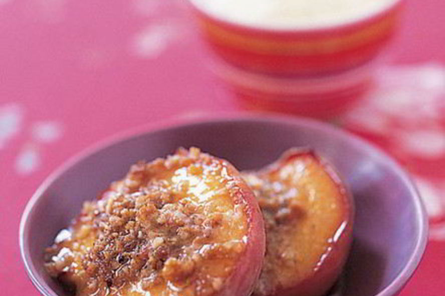 Рецепт фаршированные персики в кленовом сиропе