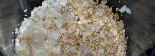 йогуртовый коктейль с овсянкой и творогом. Шаг 2