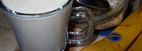 йогуртовый коктейль с овсянкой и творогом. Шаг 4