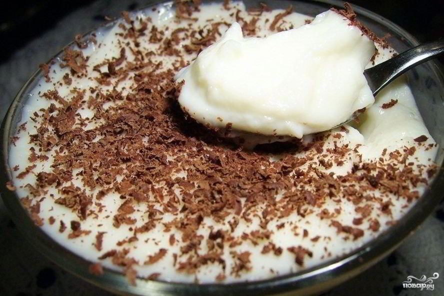 Рецепт молочный кисель