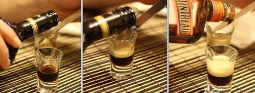 коктейль б-52. Шаг 2