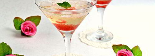 коктейль клубничный marengo. Шаг 4