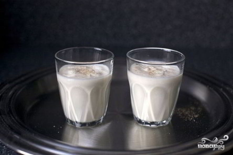 Рецепт молочный пунш